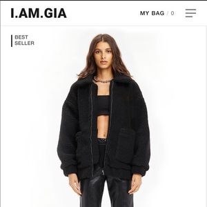 I.am.gia black coat